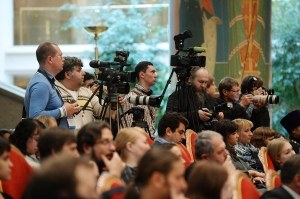 Jurnalistul chisinauian Iulian Proca la festivalul mass mediei ortodoxe din Moscova